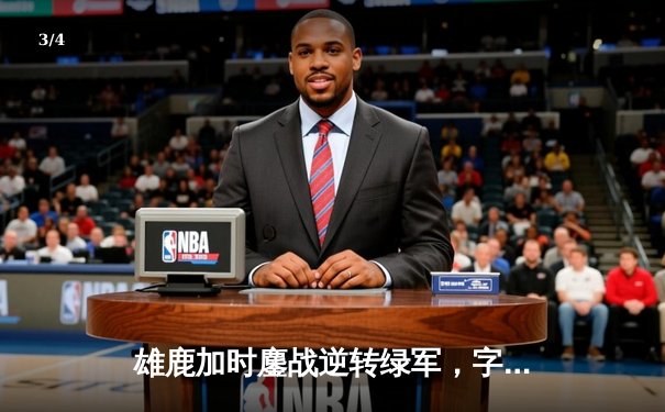 雄鹿加时鏖战逆转绿军，字母哥44+14+7主宰关键回合 - 3